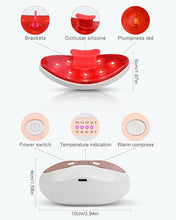 Load image into Gallery viewer, Red Light Device, FERNIDA 2 in 1 Lip and Eye Care Tool with Heated for Anti-Aging, Smooth Lip Wrinkles, Lip Plumper and Reduce Dark Circles, 4 Levels Heating Temps, White
