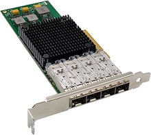 Load image into Gallery viewer, 10Gb PCI-e 3.0 X8 NIC Network Card,Quad- SFP+ Port, with Broadcom BCM57840 Controller, PCI Express Ethernet LAN Adapter Support Windows Server/Linux/VMware

