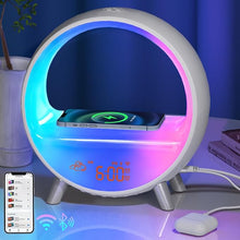 Load image into Gallery viewer, Sunrise Alarm Clock, Smart Wake-up Light Compatible with Alexa, Dual Alarms with Bluetooth Speaker and Wireless Charging Station, Snooze Function for Heavy Sleepers, Adults&amp;Kids
