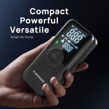 Load image into Gallery viewer, Electric Bike Pump Portable for Bicycle Tires, Compact Motor Air Pump - Fast Inflator 150PSI Smart Air Pump with Digital Pressure Gauge for Bike, E-Bike, Motorcycle with Presta and Schrader Valve
