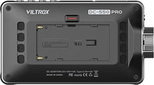 Load image into Gallery viewer, VILTROX 5.5 Inch 1200nits 4K 10bit HDMI Field Monitor, Touchscreen 3D LUT Portable Video Field Monitor Kit with Battery, On-Camera RGB Parade Histogram Waveform Focus Assist Monitor (DC-550 Pro)
