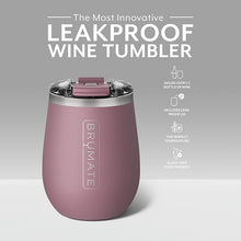 Load image into Gallery viewer, BrüMate Uncork&#39;d XL MÜV - 100% Leak-Proof 14oz Insulated Wine Tumbler with Lid - Vacuum Insulated Stainless Steel Wine Glass - Perfect For Travel &amp; Outdoors (Rose Taupe)
