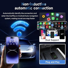 Load image into Gallery viewer, CarlinKit 5.0 Wireless CarPlay Adapter for Built-in Wired CarPlay &amp; Wired Android Auto Cars.Wireless CarPlay Dongle Convert Wired to Wireless Plug &amp; Play Auto Connect Online Upgrade Siri Music - 2air
