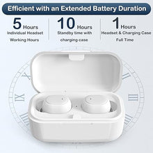 Load image into Gallery viewer, Language Translator Earbuds - Earbud Translator in Real Time - 84 Language with Bluetooth &amp; App Online or Offline Language Translator Device for Travel Business Learning(White)
