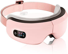 Load image into Gallery viewer, Eye Massager with Heat and Vibration with Massage and Voice Prompt Function with Bluetooth Music Eye Protector Rechargeable Eye mask to Relieve Eye Fatigue and Dark Circles?Pink?
