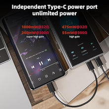 Load image into Gallery viewer, FiiO M23 Hi-Res MP3 Music Player Android 10 Snapdragon 660 with AK4191EQ+AK4499EX, 5.5inch, Lossless DSD/MQA, 5G WiFi/Apple Music/Tidal/Amazon Music 4.4mm 3.5mm/4.4mm (Dark Blue(Aluminum Alloy))
