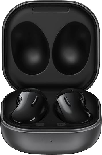 Samsung Galaxy Buds Live, True Wireless Earbuds with Active Noise Cancelling, Microphone, Charging Case for Ear Buds, US Version, Onyx Black