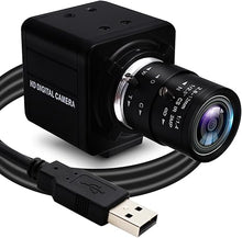 Load image into Gallery viewer, SVPRO USB Camera 1080P 60fps High Speed 260fps@360P,120fps@720P Industrial Video Camera with 2.8-12mm Zoom Lens, Manual Focus Close-up Camera UVC Golf Swing Camera for Windows Linux MacOS Android
