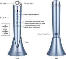 Load image into Gallery viewer, MiSMON High Frequency Facial Machines, 4 in 1 Facial Massager Micro-Current Light Therapy Device for Face
