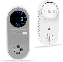 Load image into Gallery viewer, Plug in Carbon Monoxide Detector, Carbon Monoxide Alarm, 3-in-1 Real-time Digital Display CO Level, Fahrenheit(°F) &amp; Humidity, Co Detector Monitor for Home,RV,Apartment
