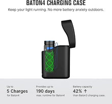 Load image into Gallery viewer, OLIGHT Baton4 Premium Edition EDC Flashlights 1300 Lumens with Type-C Charging Box, Powered by Rechargeable Battery, Small Bright Flashlight IPX8 Waterproof for Camping, Emergencies, Outdoors (Black)
