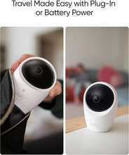 Load image into Gallery viewer, eufy Baby Monitor E20 with 2K HD Camera, 5&#39;&#39; 1080p Display, Hybrid Wi-Fi and No Wi-Fi Connection, App and Monitor Control, Pan-Tilt, 4× Zoom, Portable Camera with Built-in Battery, ANR, Smart Alerts
