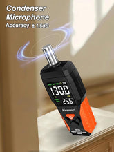 Load image into Gallery viewer, Decibel Meter Portable Sound Level Meter dB Meter decibel sound Meter Measuring 30~130 dB, Audible and Visual Alarms, MAX/MIN Noise Measurement
