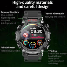 Load image into Gallery viewer, Smart Watch with Earbuds, 1.52&quot; HD Screen Smartwatch for Men,Compatible with Android Phones and iOS Bluetooth Watch with Local Music,110+ Fitness &amp; Sleep Sleep Monitor,Heart Rate-Black
