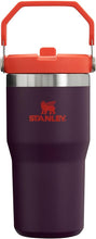 Load image into Gallery viewer, Stanley IceFlow Flip Straw Tumbler with Handle 20 oz | Twist On Lid and Flip Up Straw | Leak Resistant Water Bottle | Insulated Stainless Steel |BPA-Free | Plum
