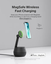 Load image into Gallery viewer, Belkin Wireless Charger Stand, Auto Face Tracking, Apple DockKit Certified, Tripod &amp; MagSafe Compatible, No App Required, 360° Rotation, Influencer Content, Works w/FaceTime, TikTok, YouTube, etc.
