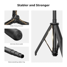 Load image into Gallery viewer, K&amp;F Concept Phone Tripod, Selfie Stick for iPhone Lightweight Tripod Stand with Remote, 360° Ball Head Tripod with Phone Clip GoPro Adapter for iPhone/Android/GoPro.

