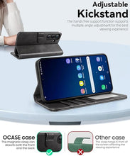 Load image into Gallery viewer, OCASE Compatible with Galaxy S25 Plus Wallet Case, PU Leather Flip Folio Case with Card Holders RFID Blocking Kickstand [Shockproof TPU Inner Shell] Protective Phone Cover 6.7 Inch 2025, Graphite
