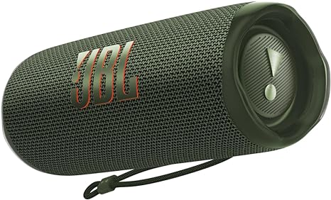 JBL Flip 6 - Portable Bluetooth Speaker, powerful sound and deep bass, IPX7 waterproof, 12 hours of playtime, JBL PartyBoost for multiple speaker pairing for home, outdoor and travel (Green)