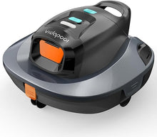 Load image into Gallery viewer, Cordless Robotic Pool Vacuum Cleaner,Portable Swimming Pool Vacuum Self-Parking Technology with LED Indicator,Ideal for Above Ground/Flat Pools up to 860 Sq.Ft,Lasts 90 Mins-Grey
