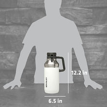Load image into Gallery viewer, Stanley Go Growler, 64oz Stainless Steel Vacuum Insulated Beer Growler, Rugged Growler with Stainless Steel Interior, 24 Hours Cold and 4 Days Ice Retention, Polar
