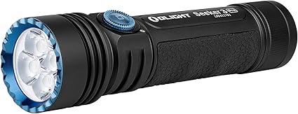 OLIGHT Seeker 3 Pro 4200 Lumens Ultra-Bright LED Flashlight, MCC3 Rechargeable High Lumen Flashlights for Outdoor, Searching, Camping, Hiking (Black)