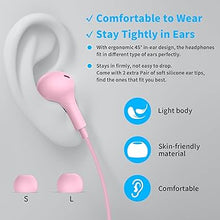 Load image into Gallery viewer, USB Headphones with Microphone for Laptop,7.5ft Magnetic Wired Earbuds Noise Canceling in-Ear Earphones with Mute Mic Volume Control Stereo Bass for PC Desktop Dell HP Acer Laptop,School,Women/Girl
