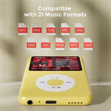 Load image into Gallery viewer, 64Gb Mp3 Player with Bluetooth Y1 Portable Music Digital Players Supports Playlist Audiobook Video Nice Gadget for Kids Lemon_498
