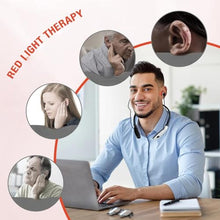 Load image into Gallery viewer, 650nm Red Light Therapy Device for Nose &amp; Ear, Portable Neck Hanging 2-in-1 Red Light Therapy Kit with Silicone Sleeve, Non-Invasive Nasal &amp; Ear Soothing Device for Personal Wellness Easy to Use_430
