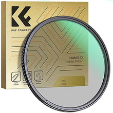 Load image into Gallery viewer, 67mm Circular Polarizers Filter, K&amp;F CONCEPT Waterproof Circular Polarizing Filter with 24 Multi-Layer Coatings CPL Filter for 67mm Camera Lens (D-Series)_1
