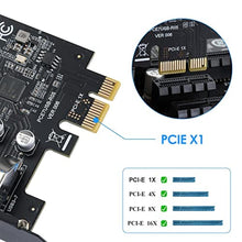 Load image into Gallery viewer, 7-Port USB 3.0 PCIe Expansion Card for Desktop PC, 5Gbps SuperSpeed Data Transfer, PCI Express to USB 3.0 Hub Card with Dedicated Channels &amp; UASP Support, Plug &amp; Play, Windows 11/10/8/7/XP/Vista/Linux, BlueUSB_8579
