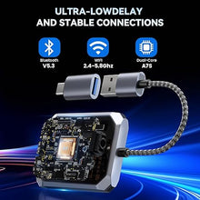 Load image into Gallery viewer, Wireless CarPlay Adapter, Converts Wired to Wireless Carplay Plug &amp; Play Dongle Wireless Control for iPhone 8 or Above &amp; OEM Wired CarPlay Cars
