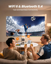 Load image into Gallery viewer, Yaber T1 Pro2 Mini Projector with WiFi and Bluetooth, Dolby Audio &amp; Turbo Sonic Bass, Auto Focus &amp; Keystone, Native 1080 FHD with HDR10, Portable Projector for Outdoor Indoor Use
