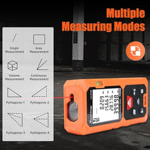 Load image into Gallery viewer, Laser Measure 328 Ft Digital Laser Distance Meter Measurement with 2 Bubble Levels?99 Sets Data Storage, M/in/Ft Unit Switching, IP54 and Multiple Functions Laser Measuring Tool.
