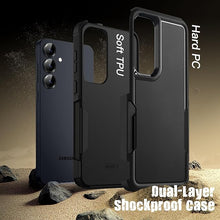 Load image into Gallery viewer, JETech Case for Samsung Galaxy S25 5G, Heavy Duty Dual-Layer Protection, Rugged Tough Shockproof Phone Cover with Matte Design (Black)
