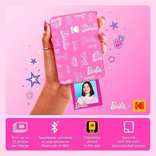 Load image into Gallery viewer, KODAK Barbie x Step Slim Wireless Instant Portable Photo Mobile Printer – Full Color Prints in Zink 2x3” Sticky-Backed Photos from iOS &amp; Android Devices via Bluetooth in The App – Signature Style
