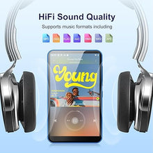 Load image into Gallery viewer, 80GB MP3 Player with Bluetooth and WiFi, Android MP3 &amp; MP4 Players with 4&quot; Touchscreen and Speaker, 2000mAh Spotify Music Player with Spotify Kids, Audible, Amazon Music, Play Store (Blue)
