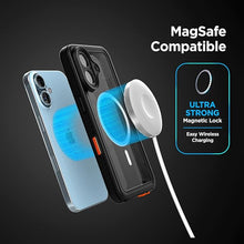 Load image into Gallery viewer, Encased for iPhone 16 Plus Waterproof Case with Belt Clip Holster [Military Grade] Shockproof, Full-Body Phone Cover with Built-in Screen Protector (Compatible with MagSafe)
