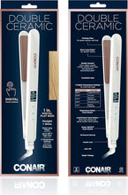 Load image into Gallery viewer, Conair Double Ceramic Flat Iron, 1-inch Digital Flat Iron
