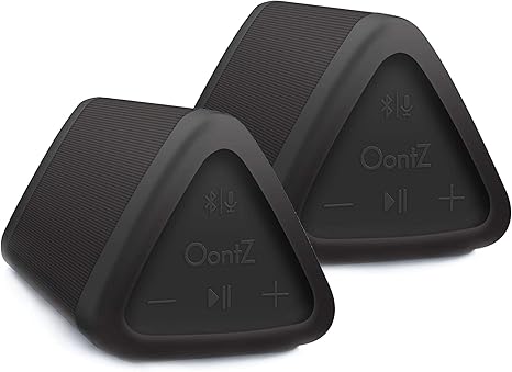 OontZ Angle 3 Bluetooth Speaker Dual Edition, up to 100 unobstructed feet Wireless Range, Portable Speaker, up to 24 hrs Playtime, Crystal Clear Sound, Pairable Bluetooth Speaker, Black