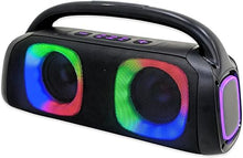 Load image into Gallery viewer, SUBZOOKA 5000 Boombox Bluetooth Speaker Lights with Dual Channel Sound, Colorful LED Lights, Sound Activated, Party Lights for Home, DJ Bar, Karaoke, Dancing
