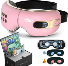 Load image into Gallery viewer, Eye Massager with Heat and Cooling for Migraines Eye Strains, Gifts for Women and Men (Gift-Box White)
