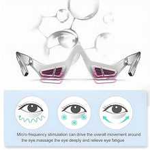 Load image into Gallery viewer, Under Eyes Red Light Therapy Massager Glasses,Microcurrent Eye face led red light Beauty Device under Eye Massager Eyes Bag Remover for Reduce Dark Circles Puffiness Wrinkles Relax Eye Strain

