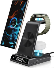 Load image into Gallery viewer, Wireless Charger for Samsung Devices, 4 in 1 Wireless Charging Station for Galaxy S24 Ultra/Z Fold6/Z Flip6/S23 Ultra, Charging Station for Galaxy Watch 7/Ultra/6/6 Classic/5 Pro/5/4, Galaxy Buds2 Pro
