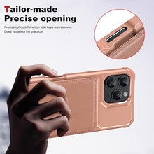 Load image into Gallery viewer, CCSmall Wallet Case for Apple iPhone 16 Pro Max with Card Holder for Women Men, Luxury Folio Leather Wallet &amp; TPU Bumper Phone Case for iPhone 16 Pro Max ZM Rose
