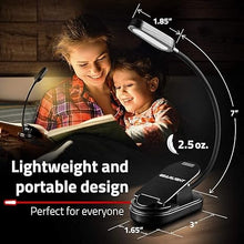 Load image into Gallery viewer, GearLight Rechargeable Book Light for Reading in Bed - Stocking Stuffers 2 Pack Adjustable LED Clip-on Reading Light for Books in Bed - Reading Lamp Book Accessories for Adults &amp; Kids
