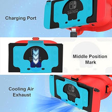 Load image into Gallery viewer, DEVASO Upgraded VR Headset for Nintendo Switch &amp; Switch OLED, Switch Virtual Reality Glasses with Adjustable HD Lenses and Comfortable Head Strap, Labo VR Kit 3D Goggles for Switch Accessories
