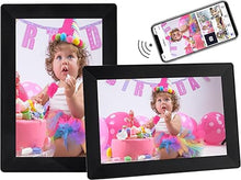 Load image into Gallery viewer, 10.1 Inch WiFi Digital Picture Frame, 1280x800 HD IPS Touch Screen Picture Frame Anywhere Use Uhale App Photos/Videos to Digital Photo Frame
