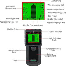 Load image into Gallery viewer, 7 in 1 Stud Finder Wall Scanner, Stud Detector with Smart Microprocessor Chip and LCD Display, Stud Sensor Beam Finders for Center and Edge of Wood AC Wire Joist Metal Pipe
