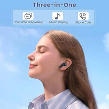 Load image into Gallery viewer, Language Translator Earbuds Offer Two Way Real-time Translation in 150 Languages, HD Clear Calls, with Bluetooth and APP Provide Online Instant Voice for Travel Business Learning
